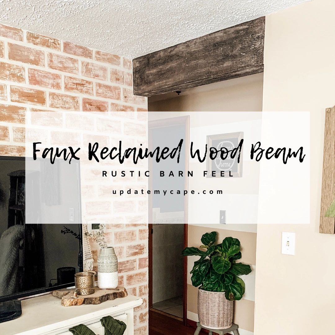 Faux Reclaimed Barn Wood Beam